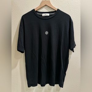 Stone Island Classic Logo Graphic T-Shirt Black XXL